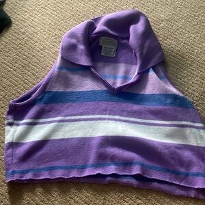 cropped vintage golfer top